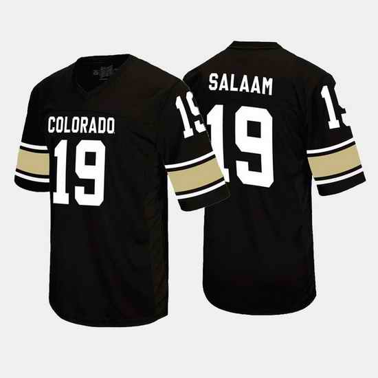 Men Rashaan Salaam Black Colorado Buffaloes Alumni Football Game Jersey